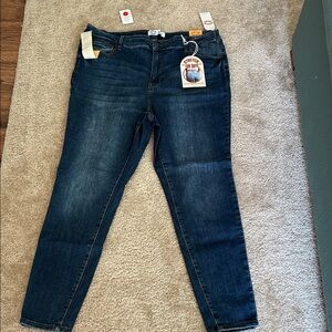 Wax Jean Dark Blue Women's Skinny Jeans size 3X